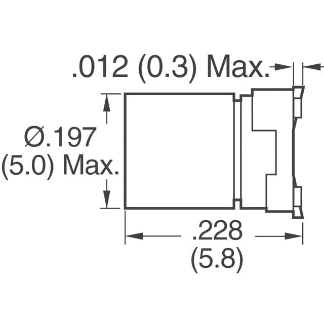 EEE-HD1H4R7R Panasonic Electronic Components  Condensateurs électrolytiques en aluminium